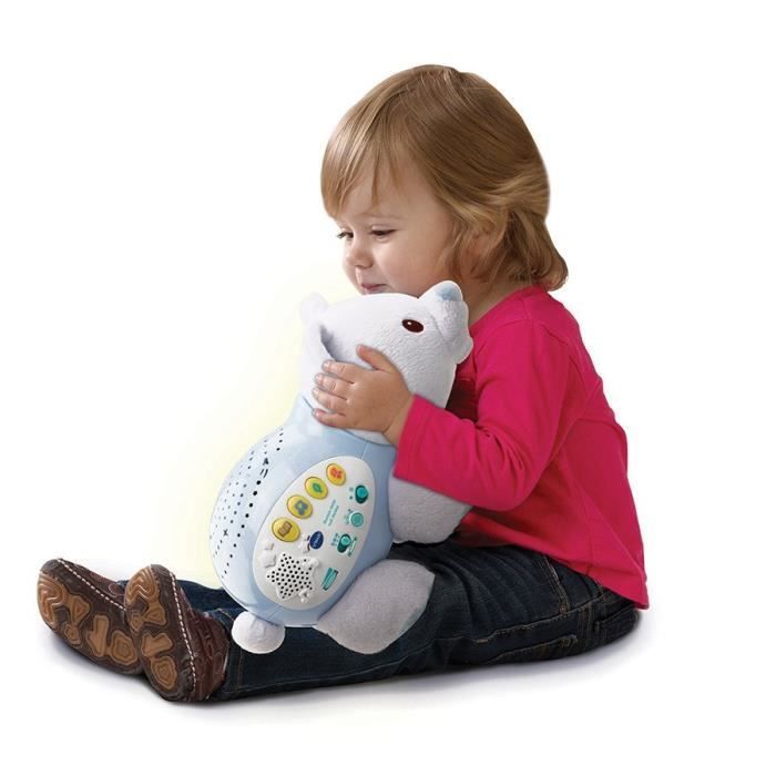 VTECH BABY Starry Night Sleeping Bear - Musical Nightlight for Babies 0-6 Years