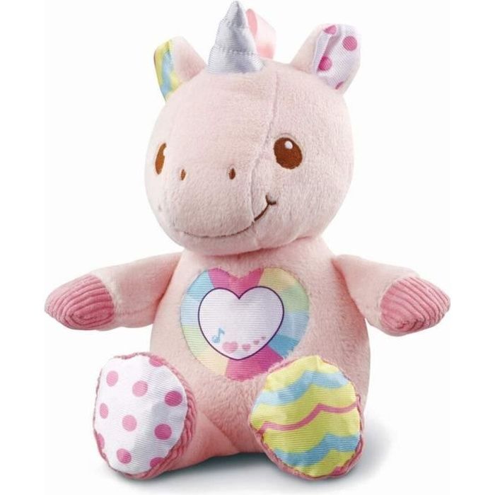 VTECH Maé, My Cuddly Unicorn - Musical Plush Toy - 0-36 Months - Pink