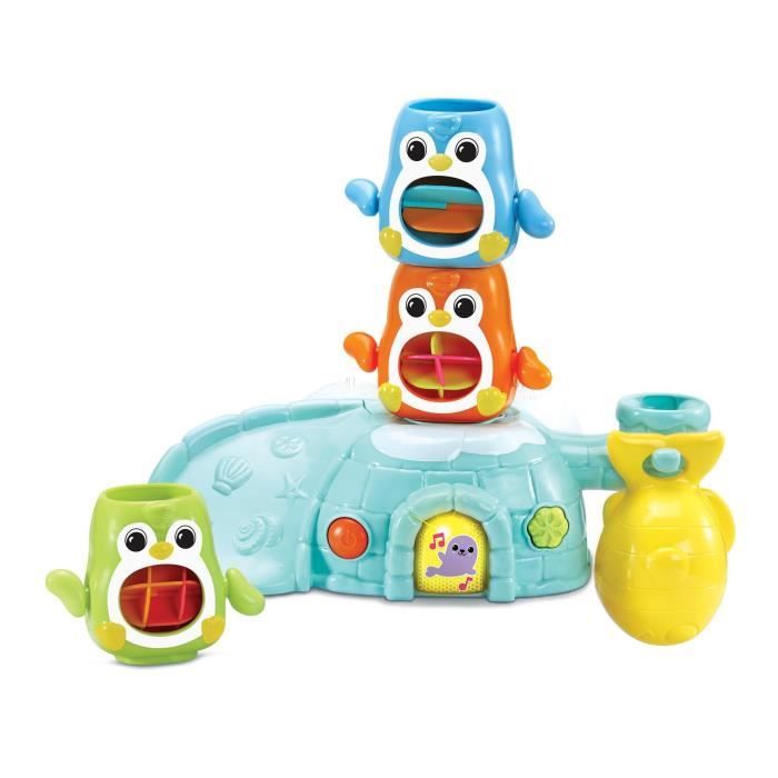 VTECH Stacking Toy - 1,2, 3 Stacking Penguins - 1-5 Years - Bath Fun