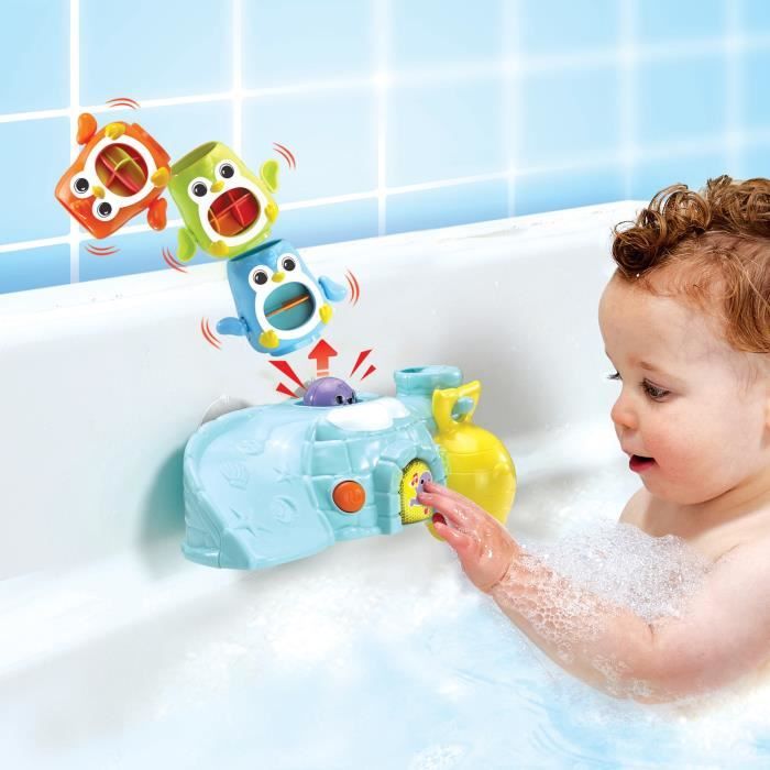 VTECH Stacking Toy - 1,2, 3 Stacking Penguins - 1-5 Years - Bath Fun