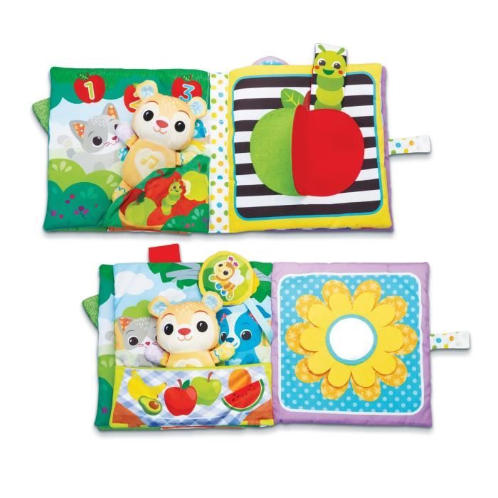 VTECH Big Book of Toudoux Discoveries - Interactive Fabric Book for Babies 3-24 Months