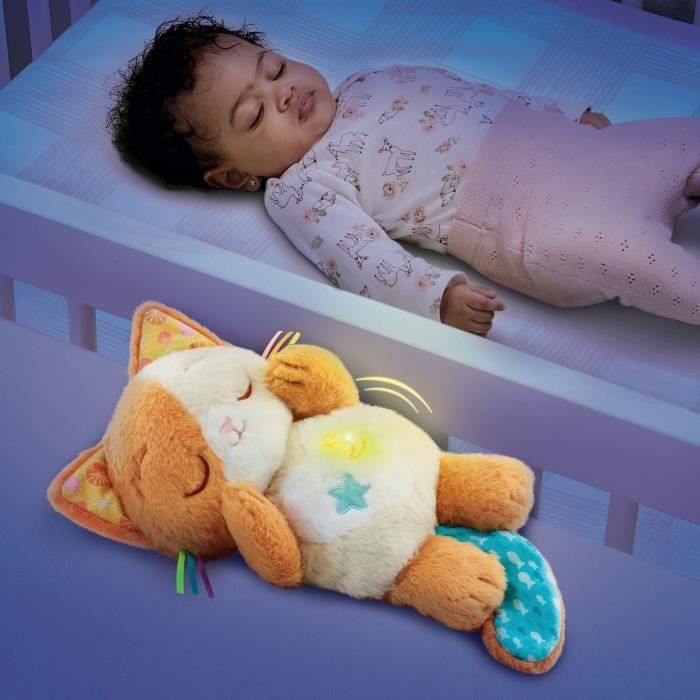 VTECH My Sweet Night Kitten - Interactive Plush Toy for Babies