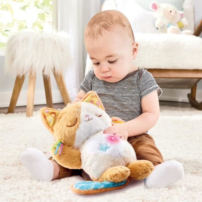 VTECH My Sweet Night Kitten - Interactive Plush Toy for Babies