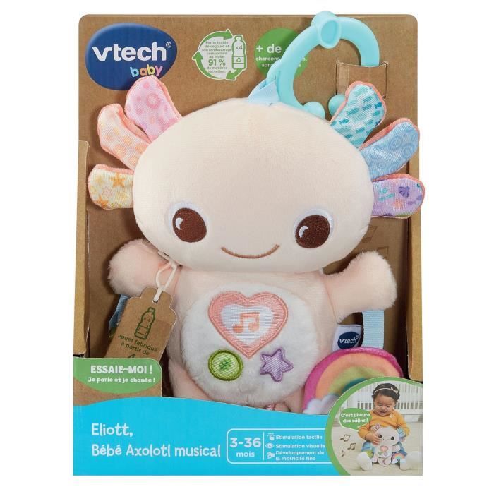VTECH ELIOTT Musical Baby Axolotl - Recycled Plastic - 3-36 Months