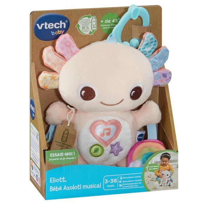 VTECH ELIOTT Musical Baby Axolotl - Recycled Plastic - 3-36 Months