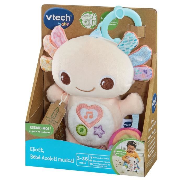 VTECH ELIOTT Musical Baby Axolotl - Recycled Plastic - 3-36 Months