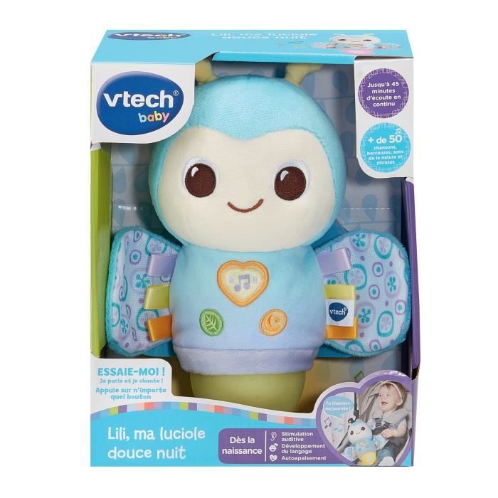 VTECH LILI My Firefly Sweet Dreams - Plush Toy for Babies 0 Months+