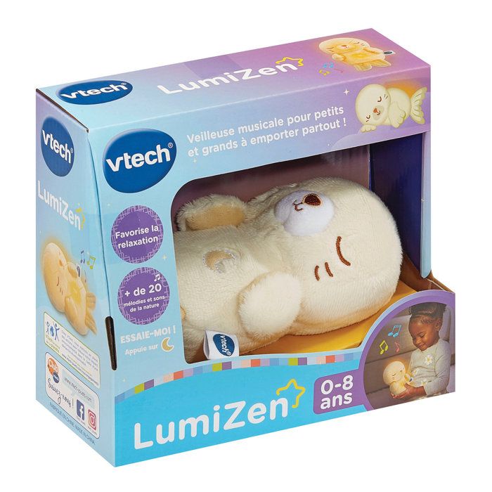 VTECH LumiZen - Soft Toy - 0-8 Years - Grey