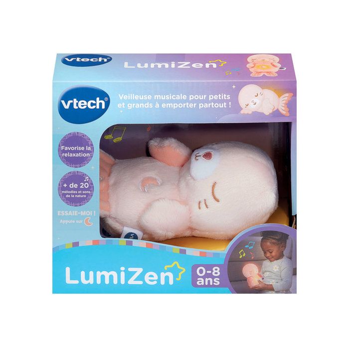 VTECH LumiZen Rose - Soft Toy - 0-8 Years - Grey