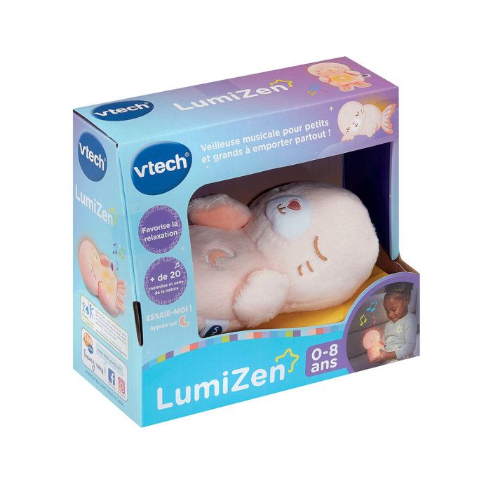 VTECH LumiZen Rose - Soft Toy - 0-8 Years - Grey