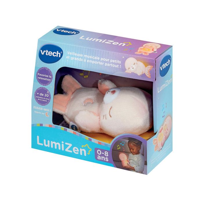 VTECH LumiZen Rose - Soft Toy - 0-8 Years - Grey