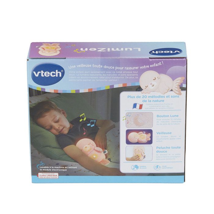 VTECH LumiZen Rose - Soft Toy - 0-8 Years - Grey