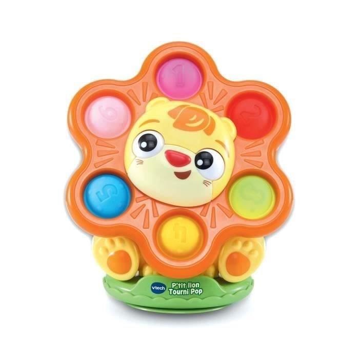 VTECH Little Lion Spin Pop - Motor Skills Toy - 6-36 Months - Recycled Plastic