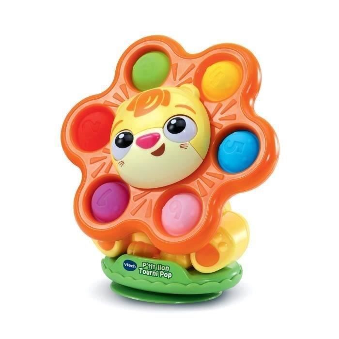 VTECH Little Lion Spin Pop - Motor Skills Toy - 6-36 Months - Recycled Plastic