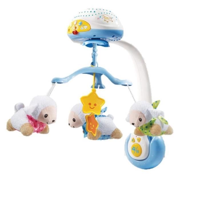 VTECH - Baby Mobile - Light-Up Sheep Counting Mobile - Blue