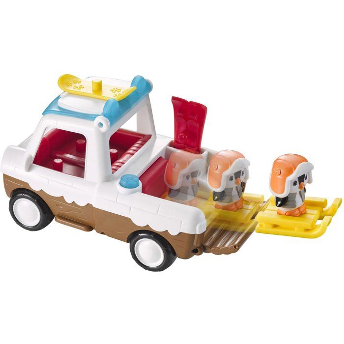 SOPHIE THE GIRAFFE - Klorofil Iced Pickup Truck with Snowflake - Includes Enzo the Penguin