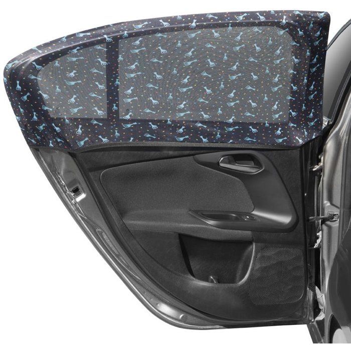 SOPHIE THE GIRAFFE Car Sunshades Set of 2 - Universal - Washable