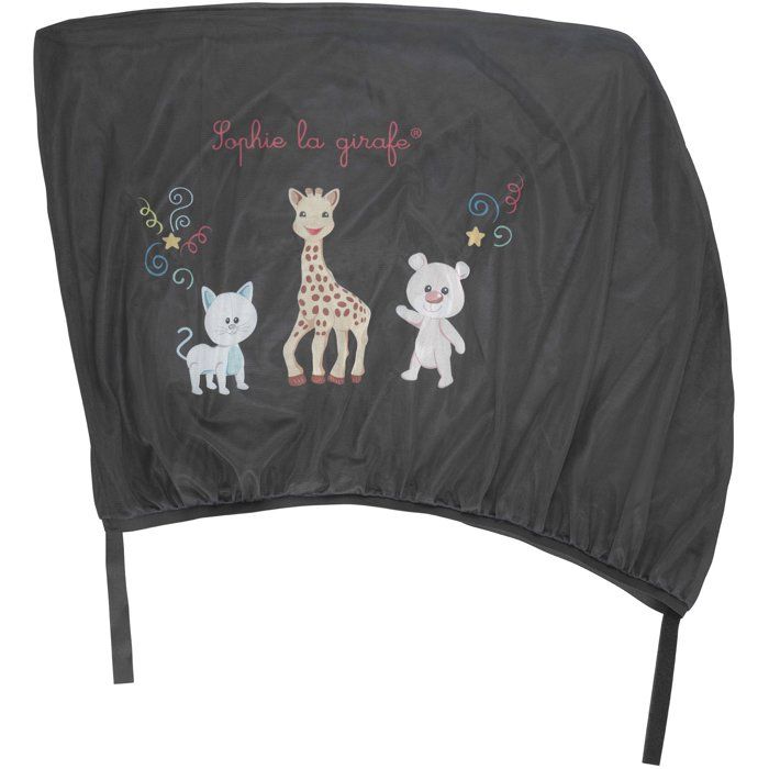 SOPHIE THE GIRAFFE Car Sunshades Set of 2 - Universal - Washable