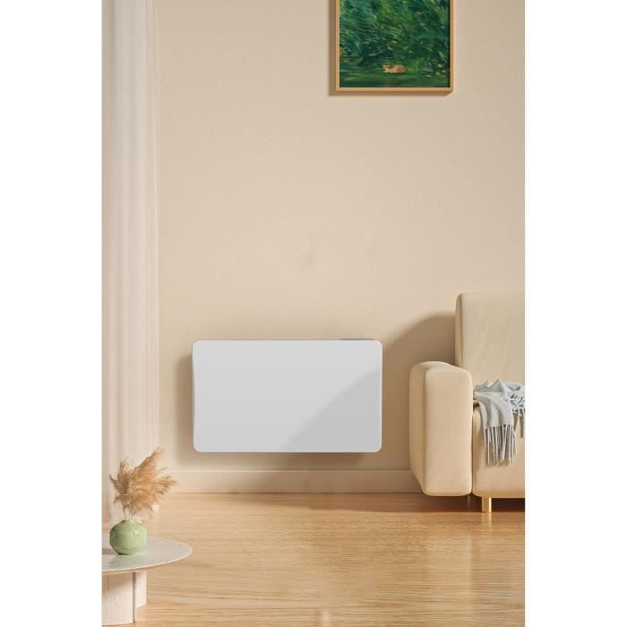 WARM TECH Electric Inertia Radiator - 1500W - Ceramic - 230V - Up to 60m³ - White