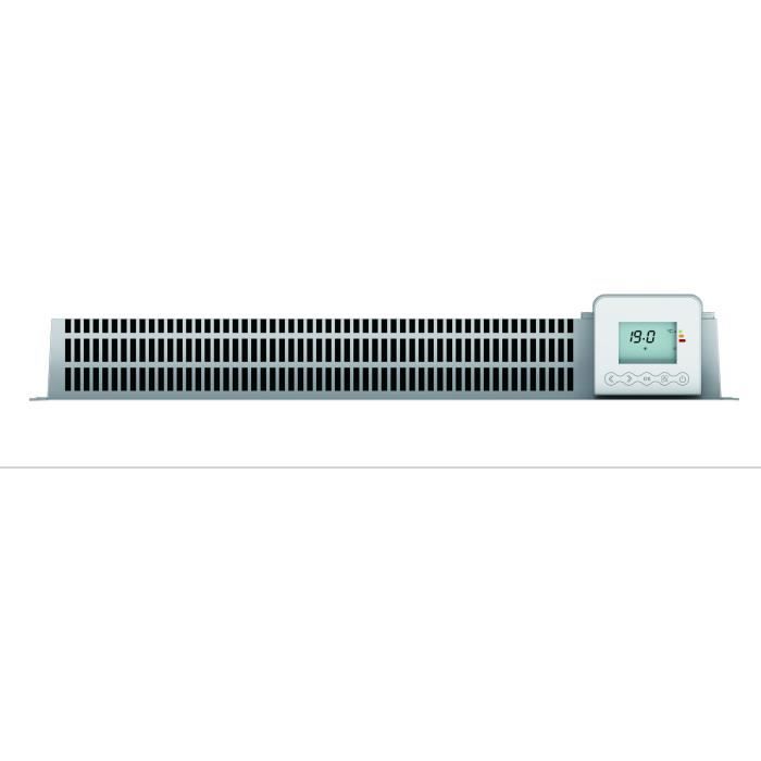 WARM TECH Wall-mounted Electric Convector Heater - 1500W - 230V - Up to 40m³ - White