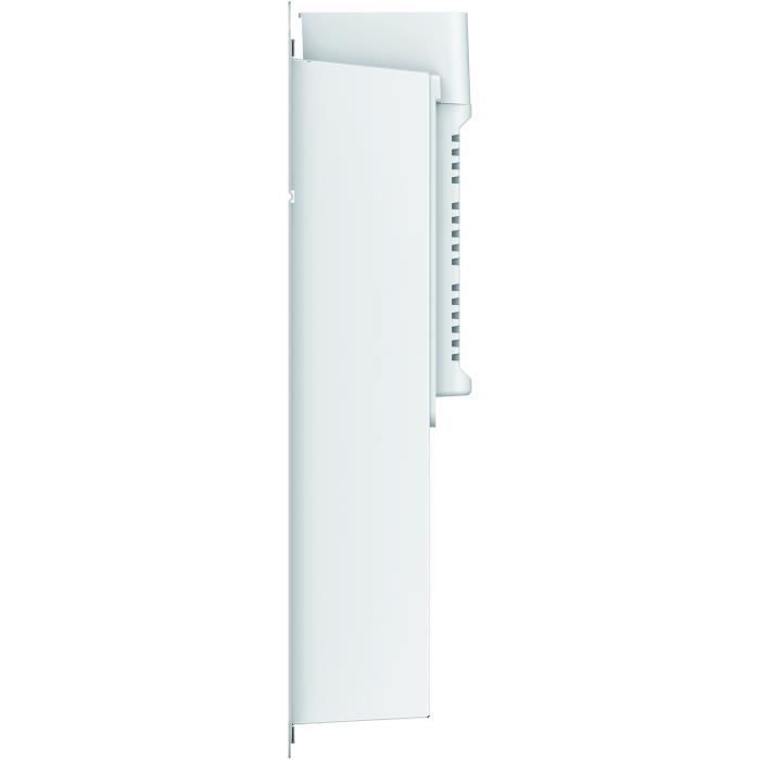 WARM TECH Wall-mounted Electric Convector Heater - 1500W - 230V - Up to 40m³ - White