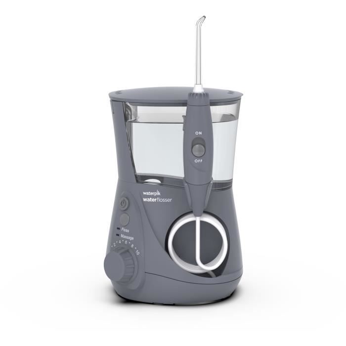 Waterpik WP-667 Ultra Professional Water Flosser - Gray - 10 Pressure Levels - 7 Nozzles Included