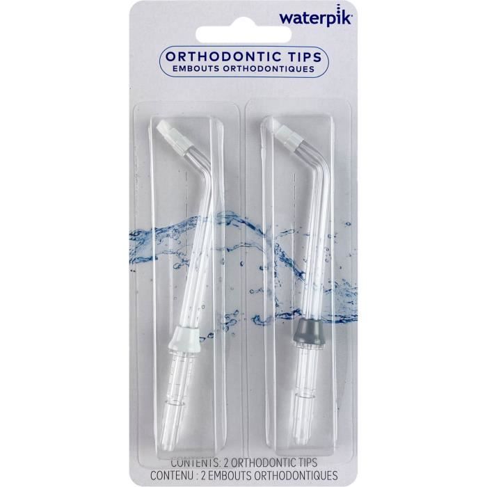 Water Flosser Tip - WATERPIK - Orthodontic - Removes plaque - Specially designed for dental appliances