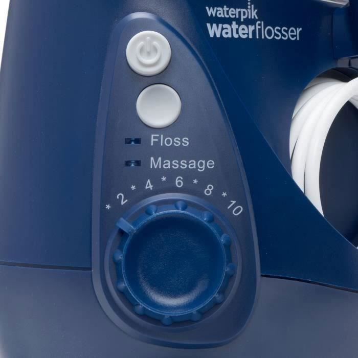 WATERPIK Ultra Professional WP-663 Fixed Water Flosser - 1250 Pulses - 90s Capacity - 7 Nozzles - Blue