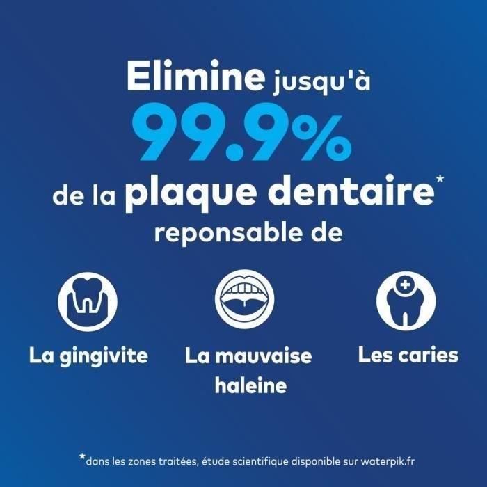 Waterpik WF-20 Pulse, Cordless Water Flosser, Recommended by the UFSBD, Rechargeable Dental Jet, Removes Plaque, White