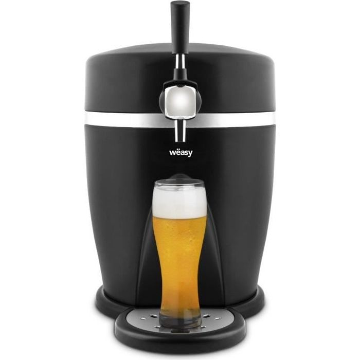 WEASY Beer Dispenser - PINT568 - 5 L Capacity - Adjustable Temperature 3° to 6°C