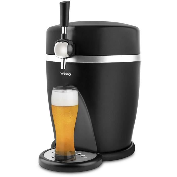 WEASY Beer Dispenser - PINT568 - 5 L Capacity - Adjustable Temperature 3° to 6°C
