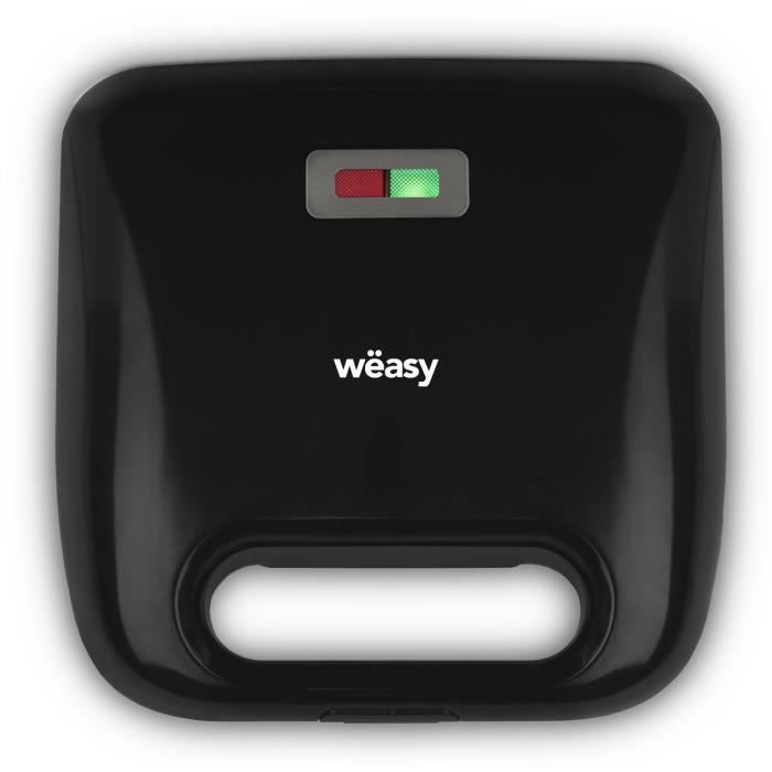 WEASY 4-in-1 Sandwich Maker - JOY600 - 4 Interchangeable Plates - Non-Stick Coating - 750W