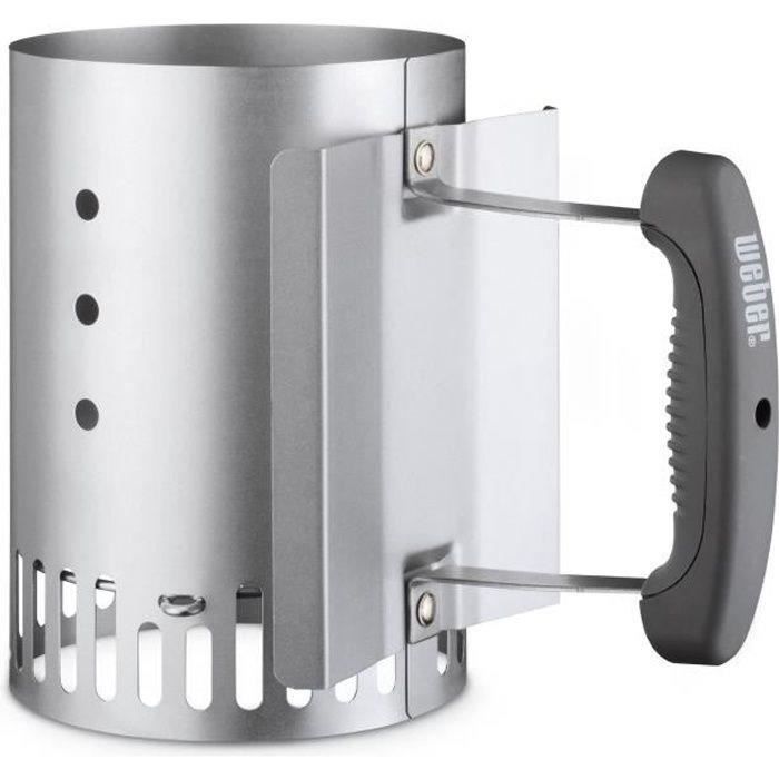 Weber - Kitchen Chimney Starter - Smokey Joe - Stainless Steel - Grey