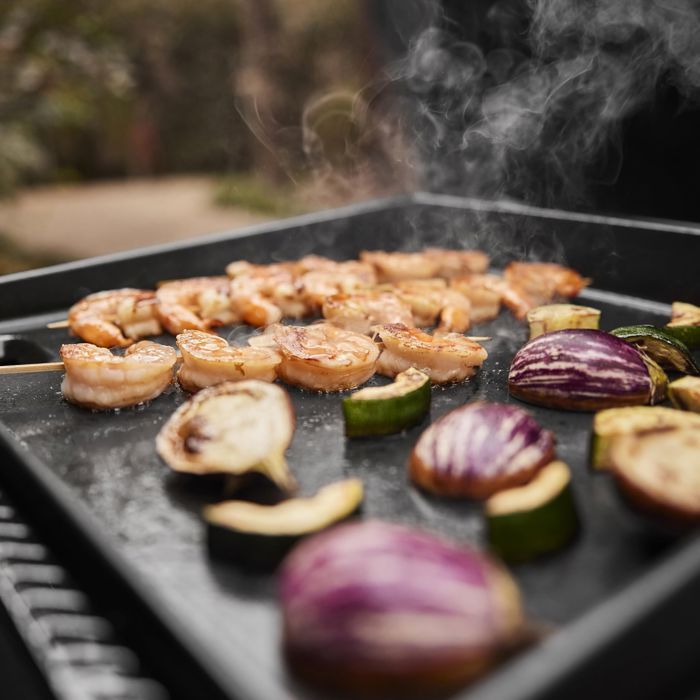 WEBER Premium Gas Griddle - SLATE - 43 cm - Cooking Surface: 43 x 41 cm - Black