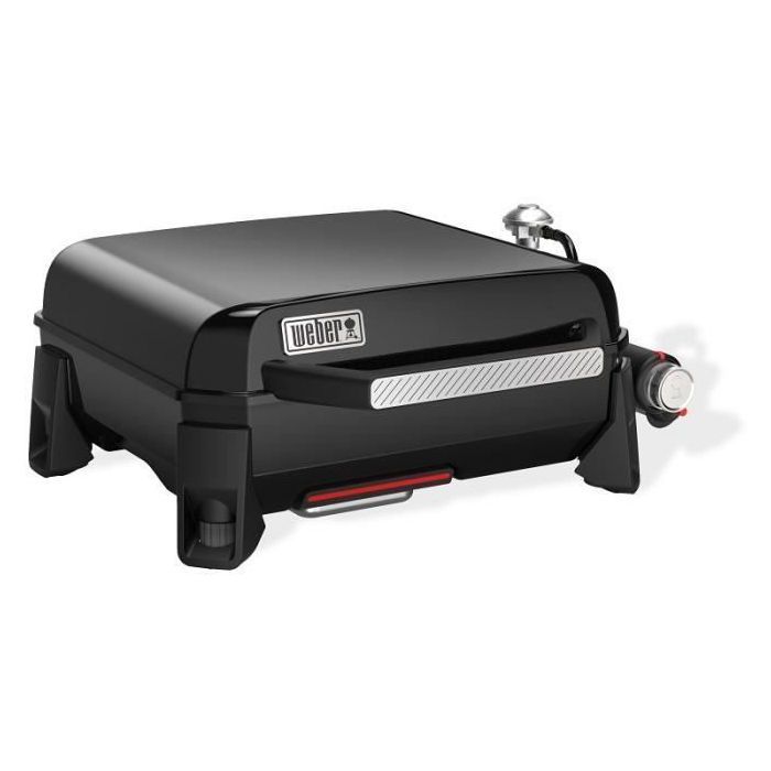 WEBER Premium Gas Griddle - SLATE - 43 cm - Cooking Surface: 43 x 41 cm - Black