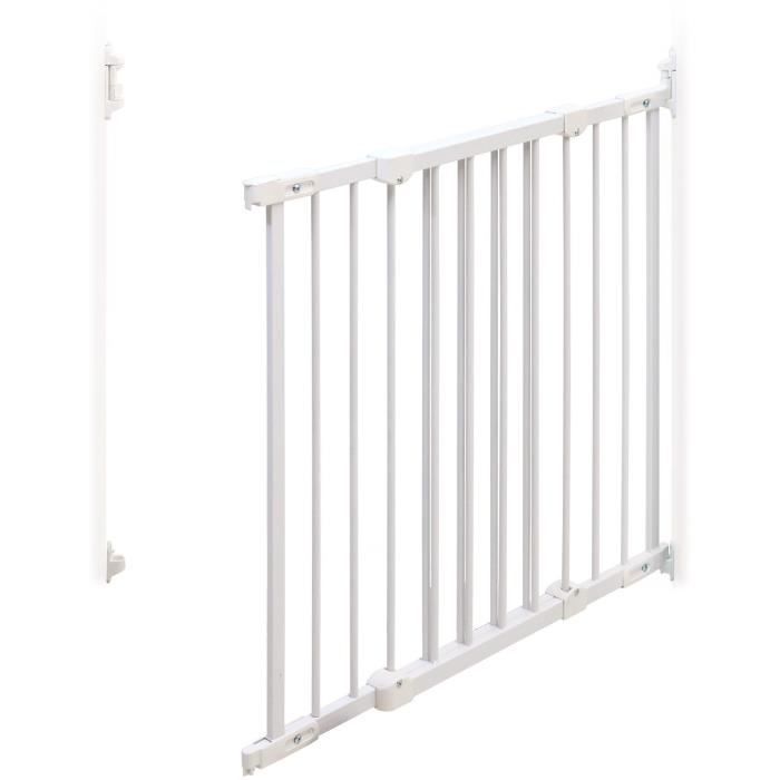 Barriere de sécurité - 72 a 108 cm - WEBABY - NONO - Blanc