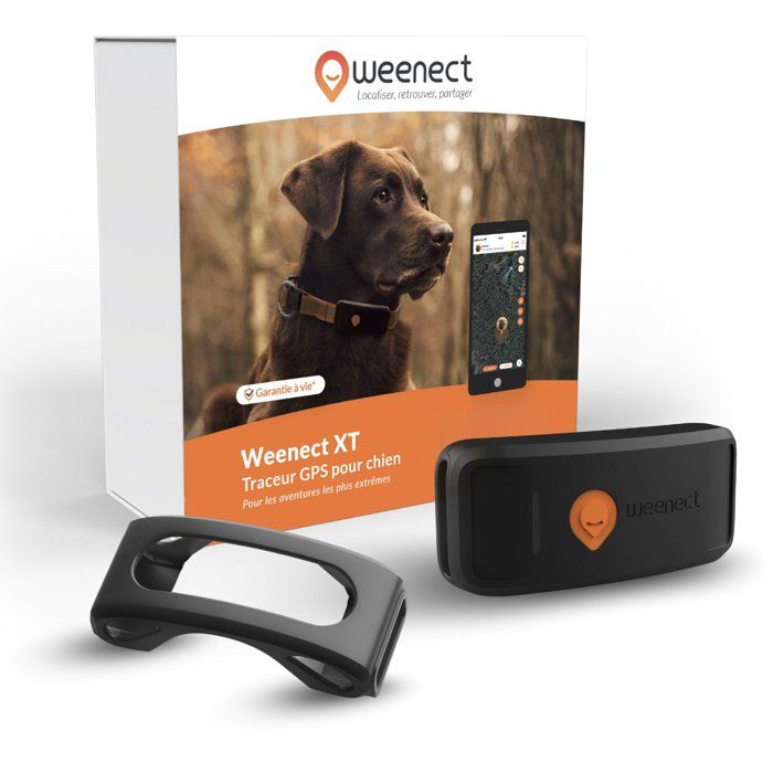 WEENECT GPS Dog Tracker - Dog XT - XL Antenna - Waterproof - Subscription Required
