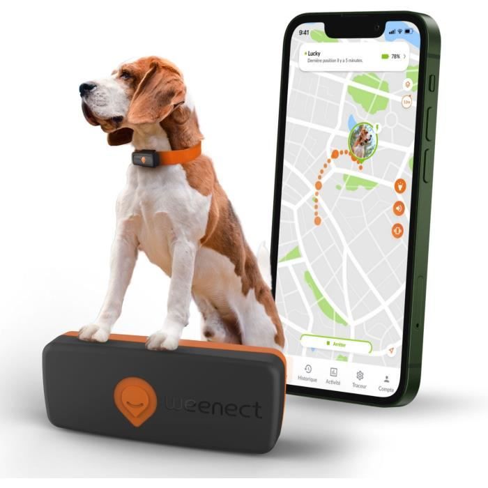 Weenect XS GPS Tracker for Dogs - Black Edition 2023