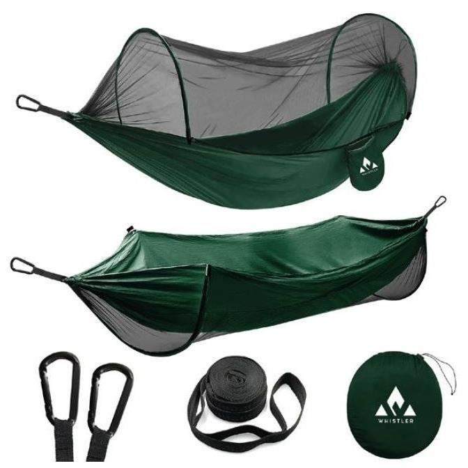 WHISTLER Hammock - Tongass - With Mosquito Net - Lightweight and Comfortable