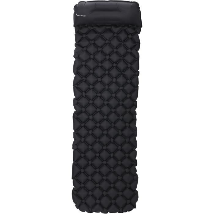 WHISTLER Inflatable Mattress - Kadenwood - Durable Nylon - Built-in Pillow