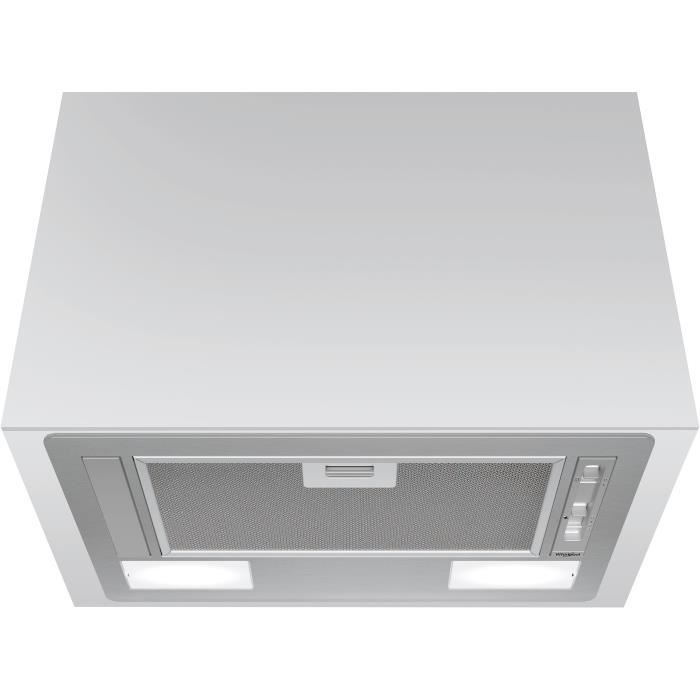 WHIRLPOOL Built-in Cooker Hood - WCT64FLSX - 59.5 x 56.4 x 13.2 cm - Stainless Steel