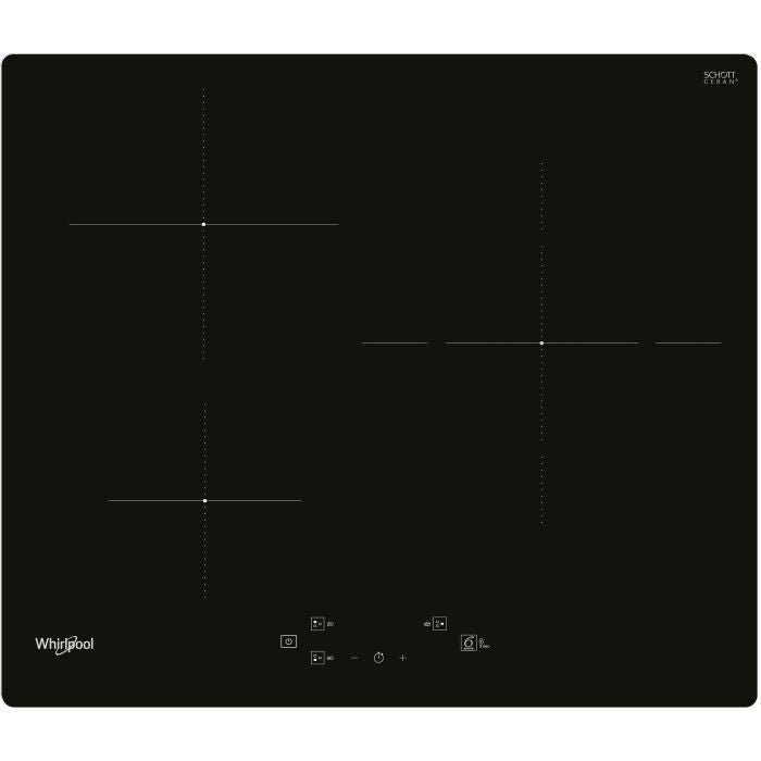 WHIRLPOOL Induction Hob - WSQ1160NE - 3 Burners - 60 cm - Black