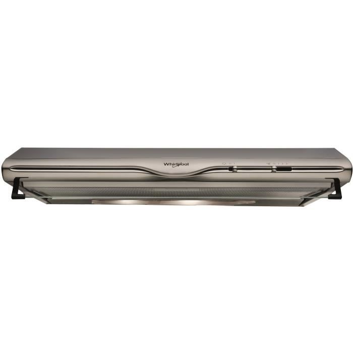 WHIRLPOOL Built-in Visor Hood - Stainless Steel - 60 cm - WCN65FLXH2G Hood2GO