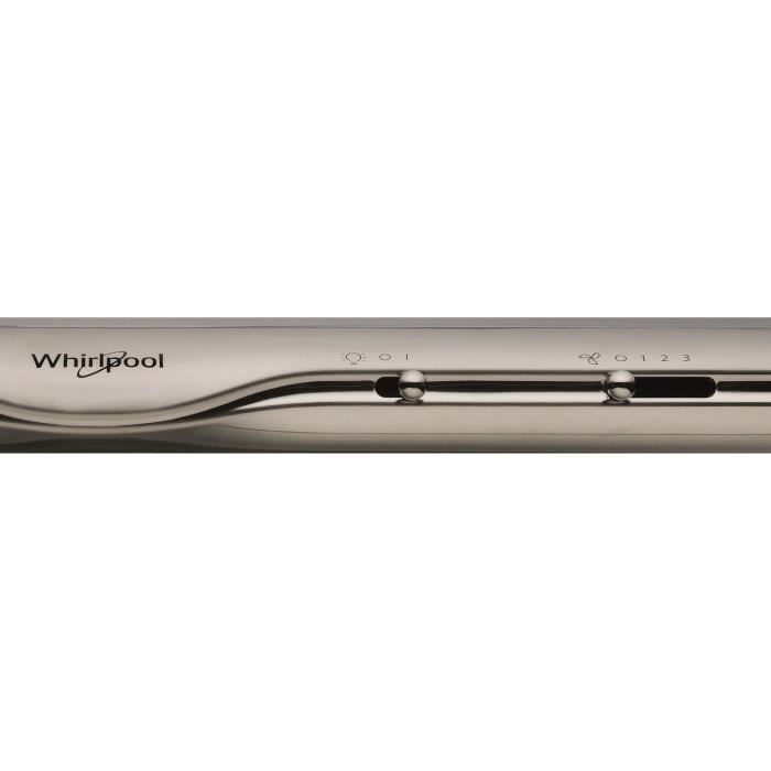 WHIRLPOOL Built-in Visor Hood - Stainless Steel - 60 cm - WCN65FLXH2G Hood2GO