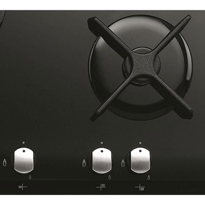 WHIRLPOOL Gas Hob - 3 Burners - 6350W - W59 x D51cm - Black - AKT404NB