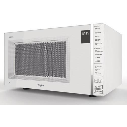WHIRLPOOL MWP304W Freestanding Microwave Oven with Grill & Steam - COOK30 - White - 30 L