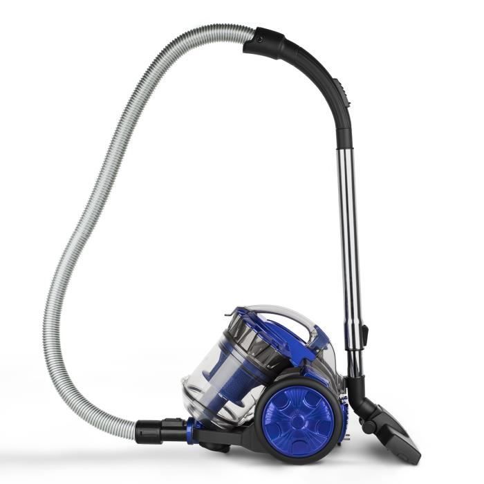 WEASY Bagless Multicyclonic Vacuum Cleaner - 2 L - Telescopic Aluminum Tube - Class A - 5 m Cable