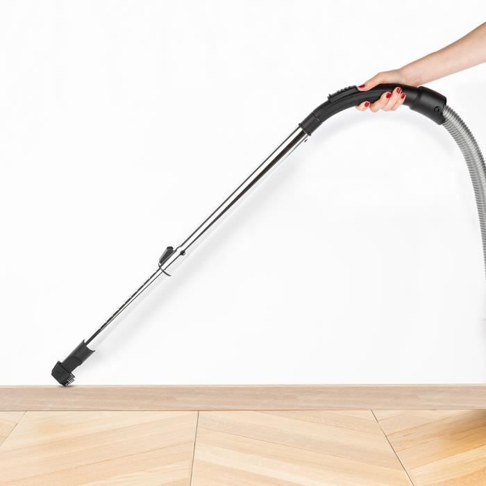 WEASY Bagless Multicyclonic Vacuum Cleaner - 2 L - Telescopic Aluminum Tube - Class A - 5 m Cable