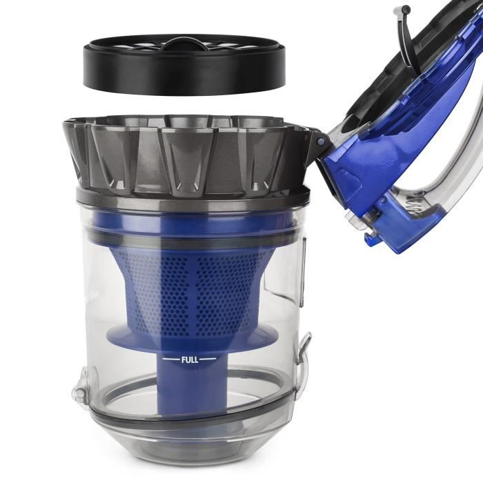 WEASY Bagless Multicyclonic Vacuum Cleaner - 2 L - Telescopic Aluminum Tube - Class A - 5 m Cable