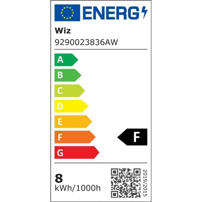 WiZ Smart Color Bulb E27 60W, RGBW, Dimmable